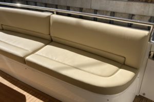Aft Deck Settee - Upholstered Cushions